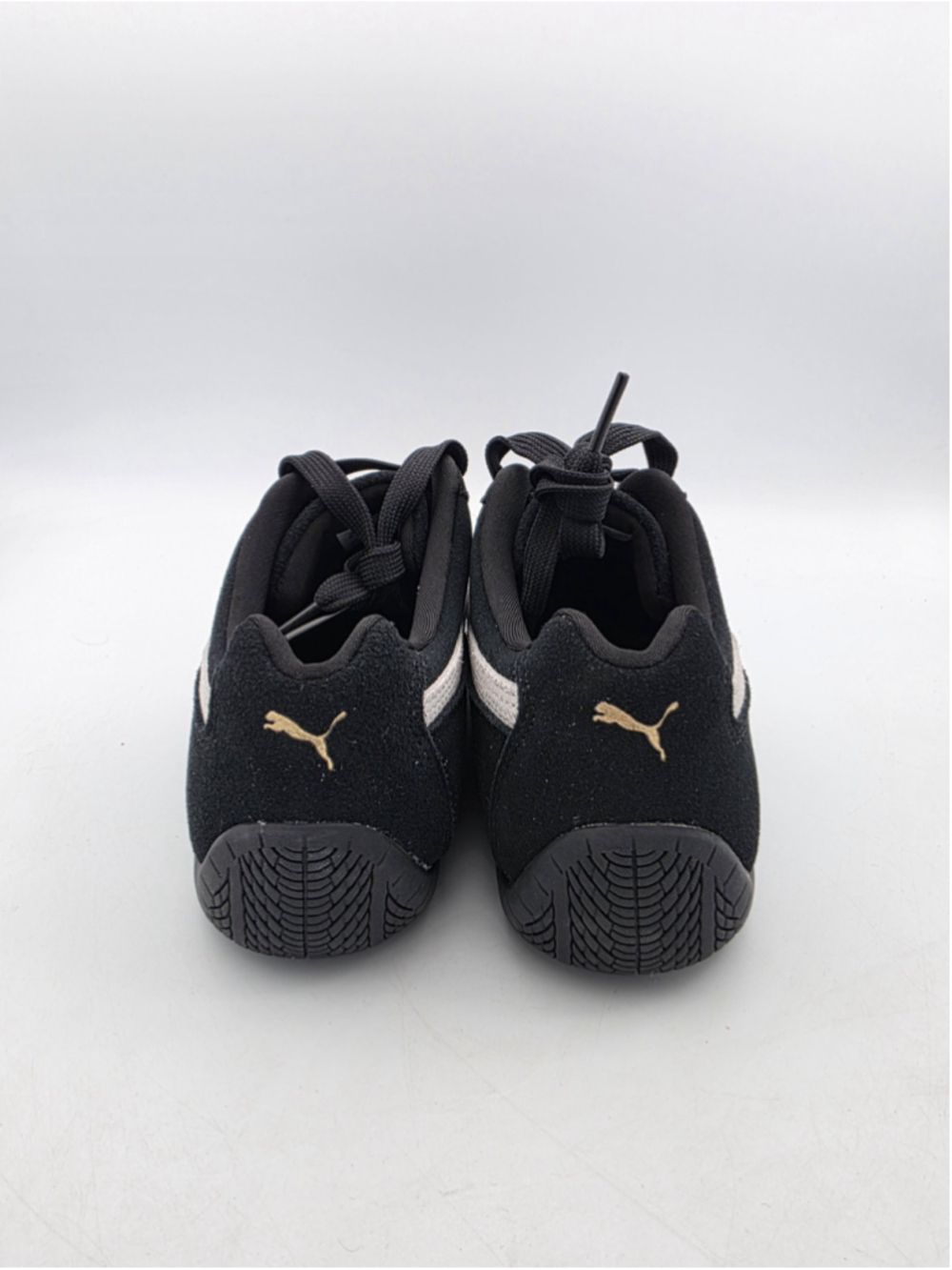Puma Boys Speedcat Jr Lace Up Suede Sneakers Black Size 6.5 - Picture 3 of 5